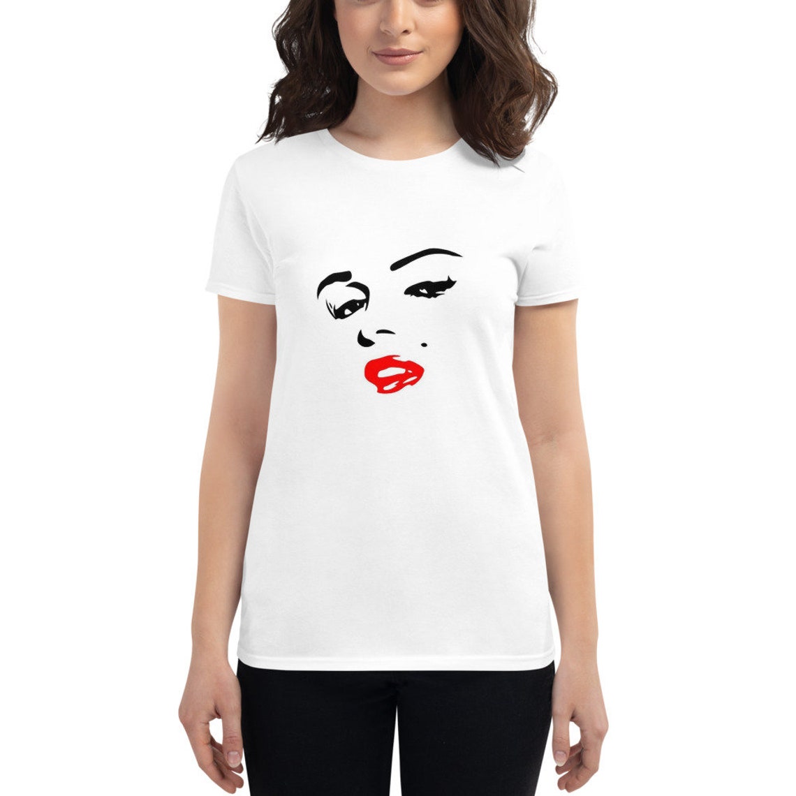 Marilyn Monroe short sleeve t-shirt | Etsy
