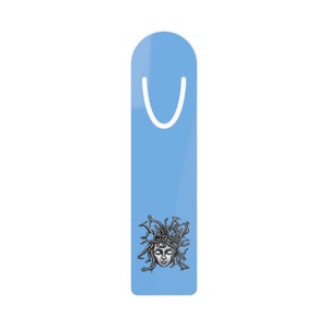 Medusa Statue Bookmark, Greek Sculpture, Greek Mythology, Medusa Bookmark, Mythology Art, Greek Statue, Greek Myth Bookmark, Book Lover Gift