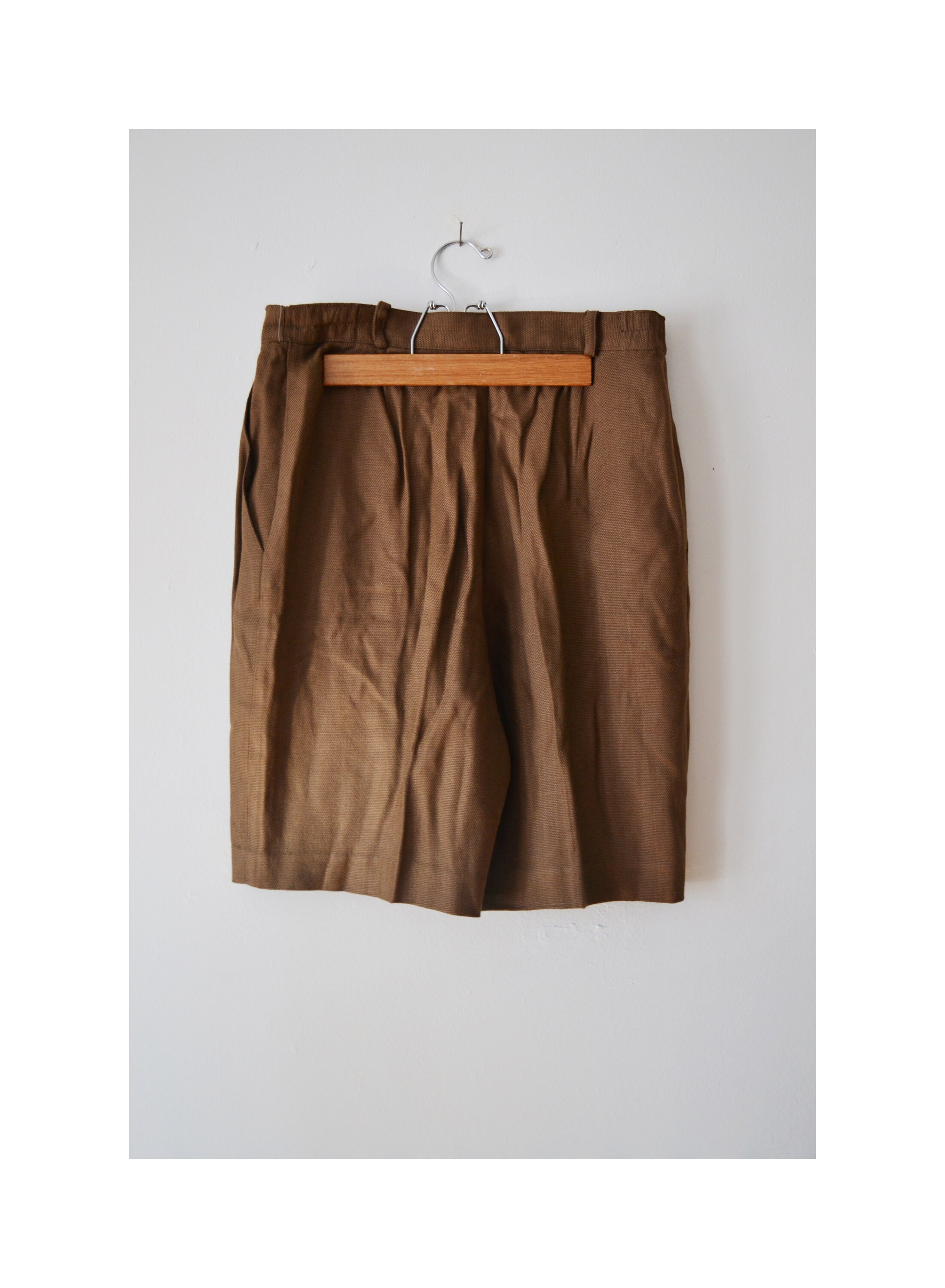 BROWN BAGGY SHORTS - Etsy Australia