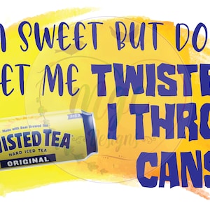 Twisted Tea Throw Cans