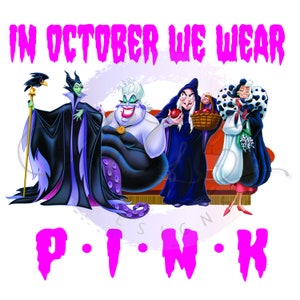 Im Oktober tragen wir Pink