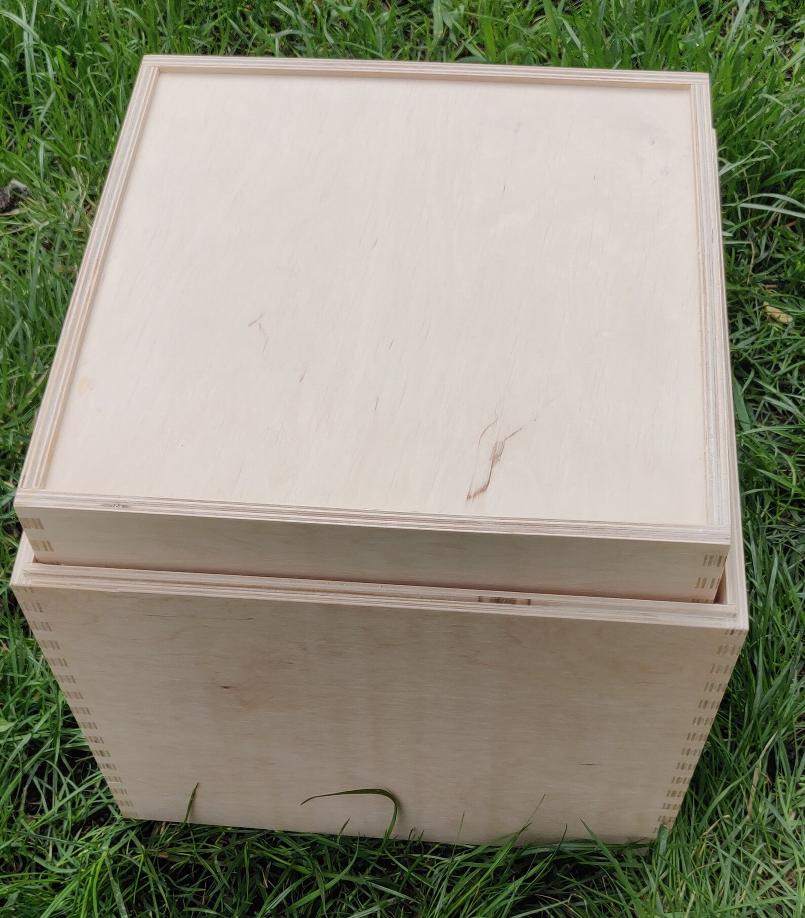 wooden toy storage cubes