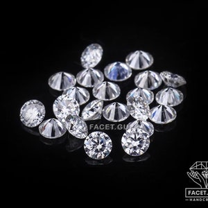 0.80 to 4 MM Colorless D White Color Round Brilliant Diamond Cut Loose Moissanite for Ring Earring Pendant Jewelry Making Wholesale Price image 6