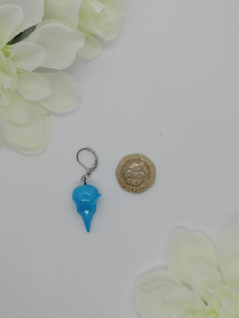 Small Corvid Skull Stitchmarker Multiple Colours
