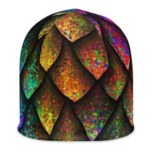 Dragon Scales All-Over Print Beanie