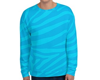 Blue Zebra Unisex Sweatshirt