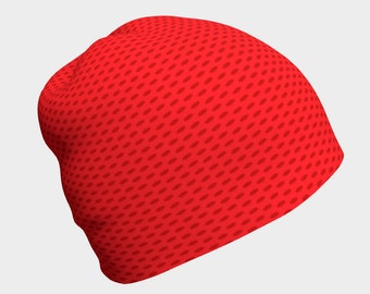 Red Dot On Red Beanie