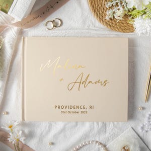 Libro degli ospiti personalizzato per matrimonio, libro degli ospiti personalizzato con copertina rigida, album fotografico per ricevimento, fidanzamento, regali per anniversario di matrimonio