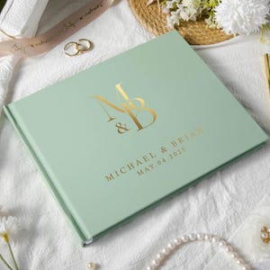 Księga Gości Ślubnych ze Zdjęciami, Spersonalizowana Księga Gości Ślubnych, Niestandardowa Księga Znaków na Przyjęcie, Album ze Zdjęciami na Ślub, Zaręczyny, Rocznicę