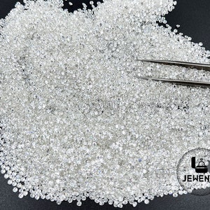0.80mm to 4.00mm Full White D Color Small Round Brilliant Diamond Cut Loose Moissanite For Ring, Earring, Jewellery Making Wholesale Price Bild 8