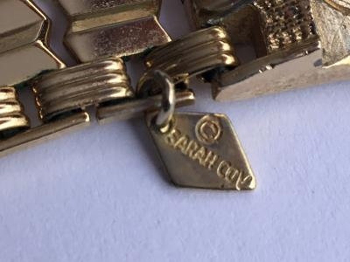 Vintage Sarah Coventry Gold Tone Reversible Snap Choker - Etsy