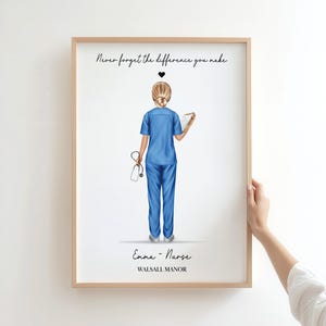 Nurse Print, Nurse Gift, Thank you gift, Best Friend, Vet nurse, Doctor gift, Scrub Life, Thank you nurse, NHS, Work gift, Student nurse