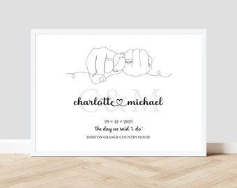 Wedding gift for couples, Wedding Print, Couples Gift, gift for her, gift for him, Wedding Gifts, Gift For Married Couple