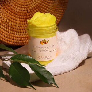 Whipped sugar scrub