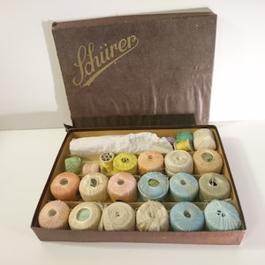 Schürer Vintage Embroidery Thread Set 10g Germany cca 1960s