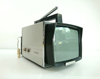 Elektronika VL-100 Space Age Mini TV Vintage Retro CRT Televisie CCCP jaren 1970