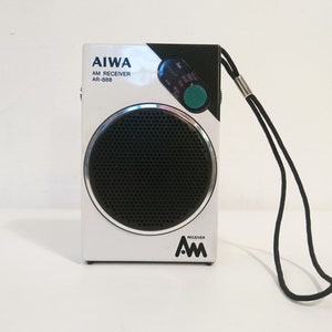 AIWA AR-888 AM Receiver, Vintage Pocket Radio, Portable Radio 1970s Works Perfecly