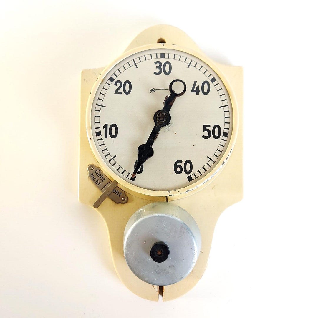 Antique Photo Laboratory Timer Alarm Clock, Hungary, Europe 1920s ...
