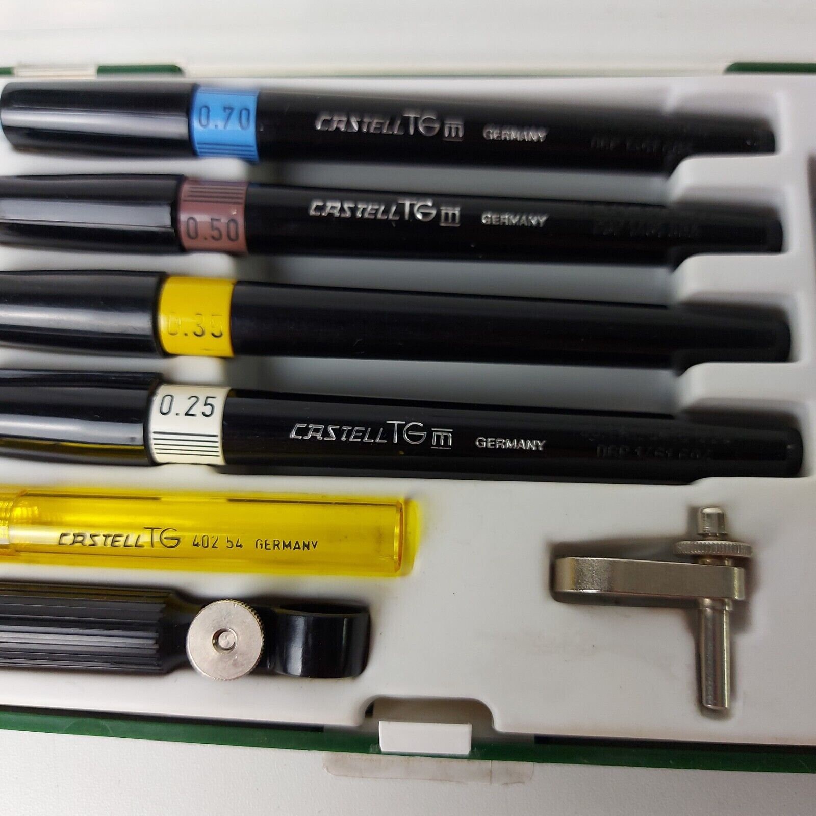 Vintage Technical Drawing Pen Set Faber Castell TG M Germany 1990s
