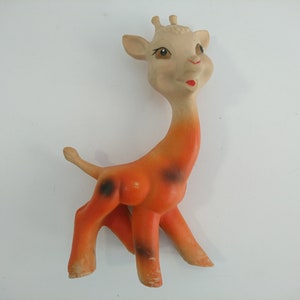 Vintage Quietschtier Gummitier Giraffe - ART 281 - Jugoslawien ART 281 - 1970er Jahre
