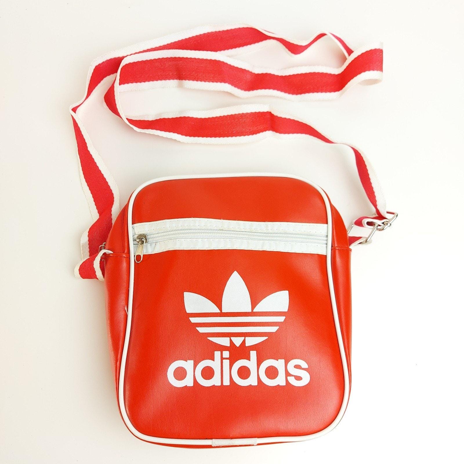 Vintage Red Adidas Bag - Etsy