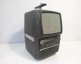 Seltener Space Age Design Tv SILELIS 403D Vintage Retro Fernseher Litauen 1970er Jahre