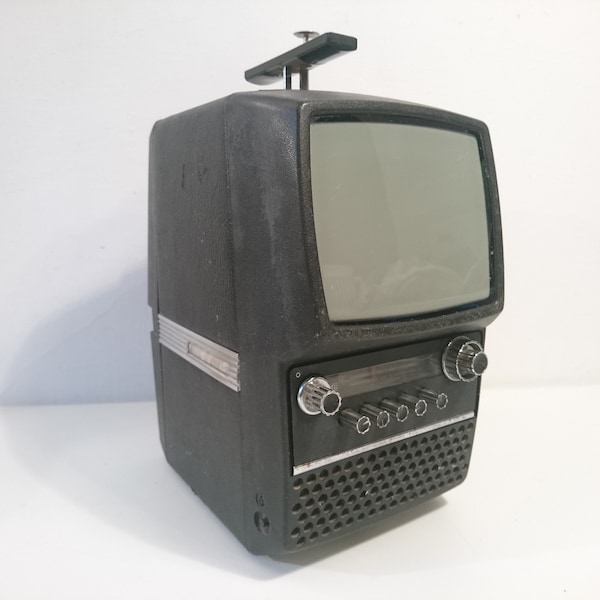 Rare Space Age Design Tv SILELIS 403D Vintage Retro Television Lithuania 1970s