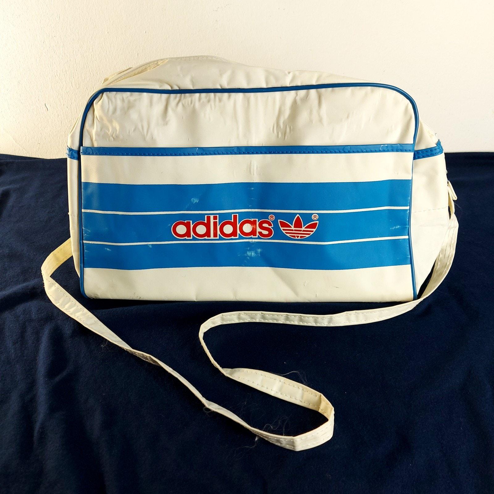 80S オールド　アディダス　オリジナルス　ビンテージ　バッグ 希少】70-80s adidas アディダス ビンテージ ボストンバッグ