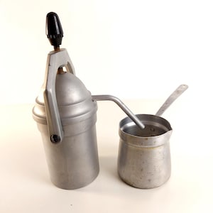 Vintage Coffee Maker Stove top For Camping 4 cups Espresso