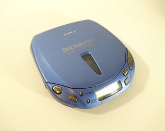 Lecteur CD Walkman Sony Discman, fonctionne parfaitement !