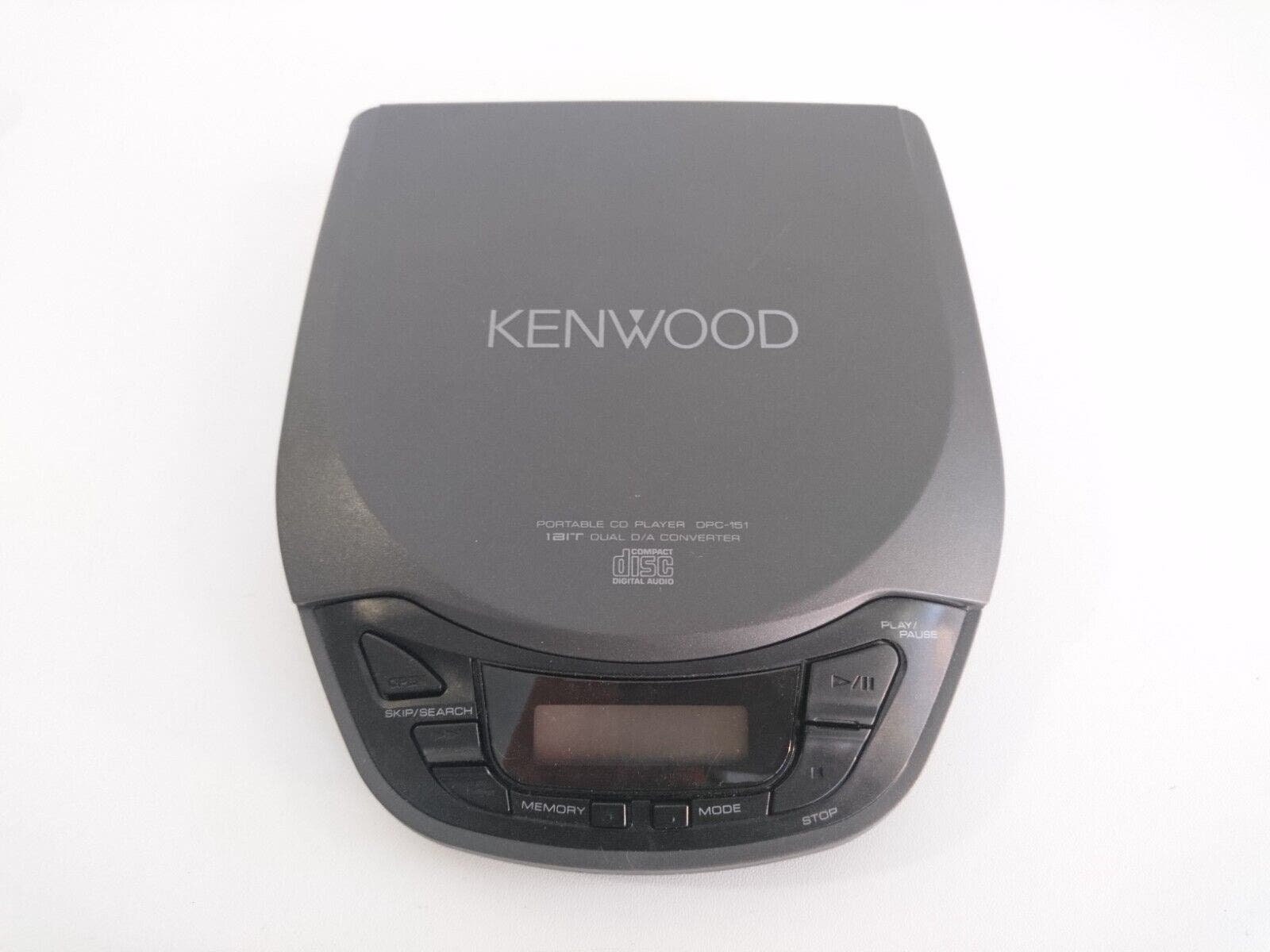 KENWOOD PORTABLE CD 間違い PLAYER(CDウォークマン)