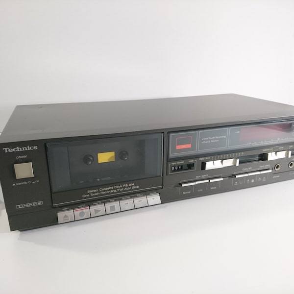 TECHNICS RS-B14 Vintage Kassetten-Tonbandgerät Made in Japan 1980er Jahre