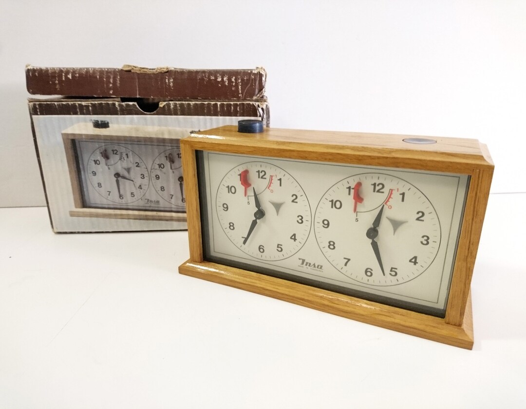 Vintage Analog Chess Clock INSA Yugoslavia Europe 1980s Etsy
