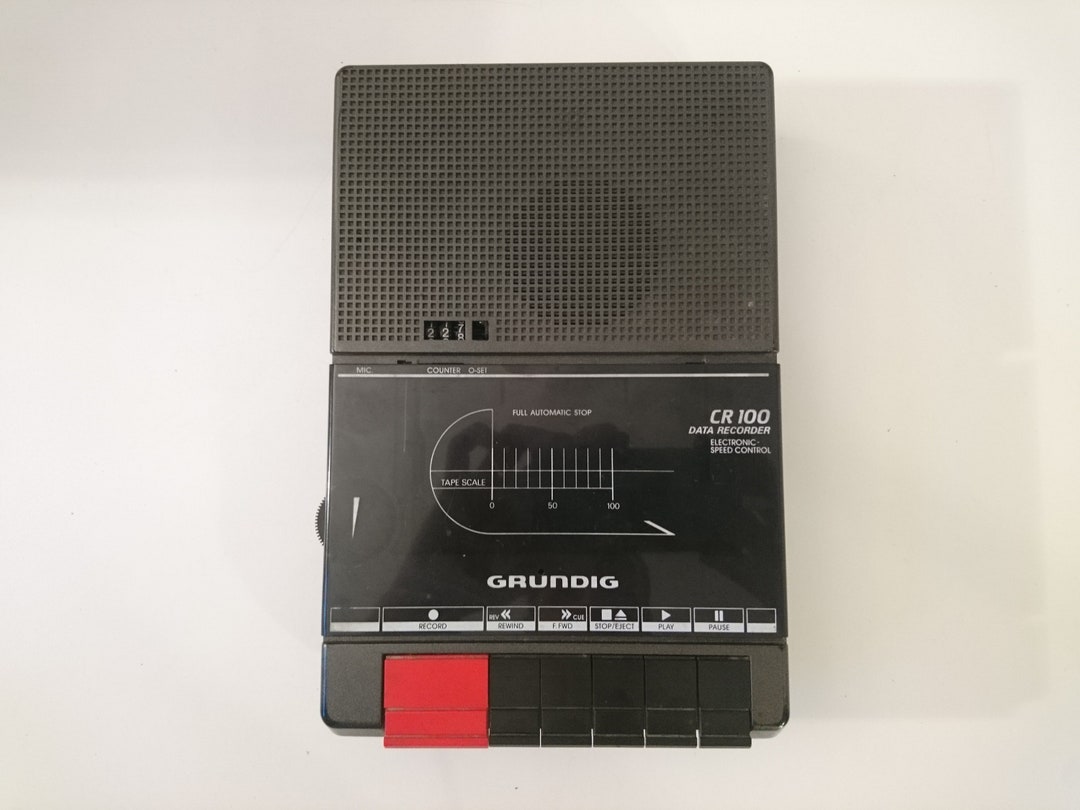 GRUNDIG CR 100a Mono Cassette Tape Player DATA Recorder Etsy