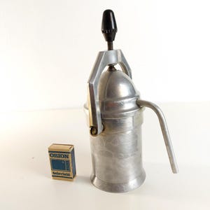Vintage espresso coffee maker stove top, 4 cups, Camping, c. 1970s Hungary