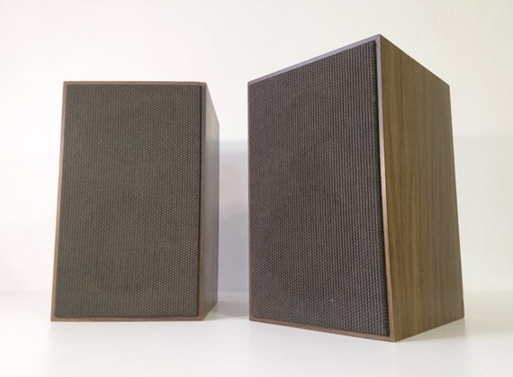 Grundig Hifi Box 206a Vintage Hifi Stereo Speakers - Bookshelf