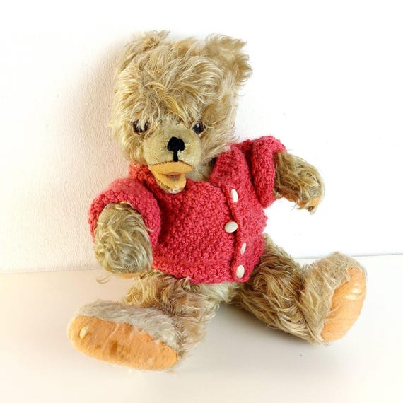 Vintage TEDDY BEAR ! HERMANN ZOTTY ドイツ アンティーク ビンテージ