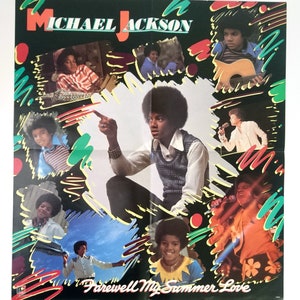 Very Rare Vintage Michael Jackson Poster 1984 - Printed in USA - Motown Records