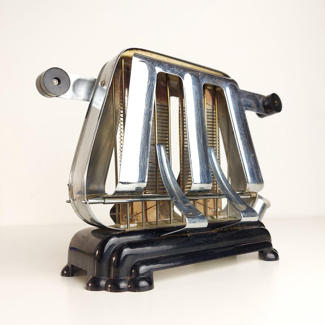 Vintage Toaster Mid Century Art Deco Style Hungary Europe 1960s - NOT ...