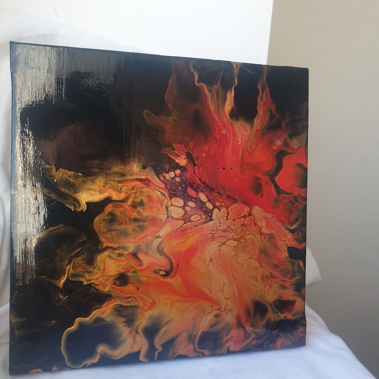 Size 20cmx20cm Original painting small canvas | Etsy