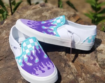 vans purple flame