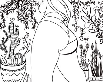 Garden Booty Coloring Page