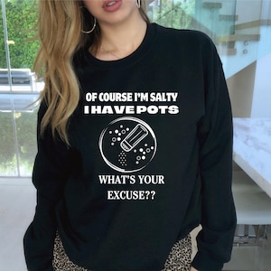 POTS Syndrome Awareness Sweatshirt: Salty Humor, Postural Orthostatic Tachycardia