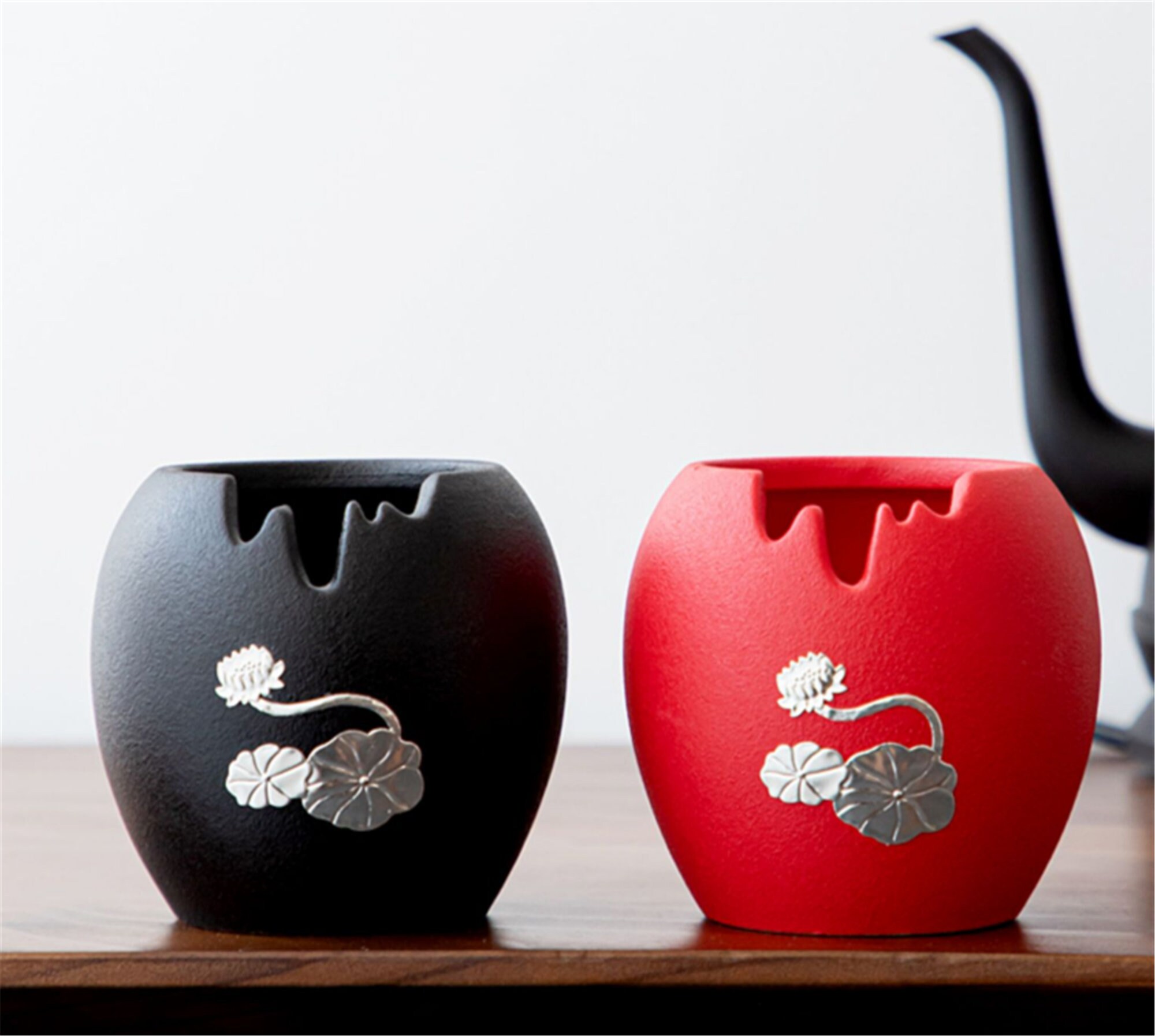 Creative Japanese Ceramic Ashtray Household Fashion Small Etsy