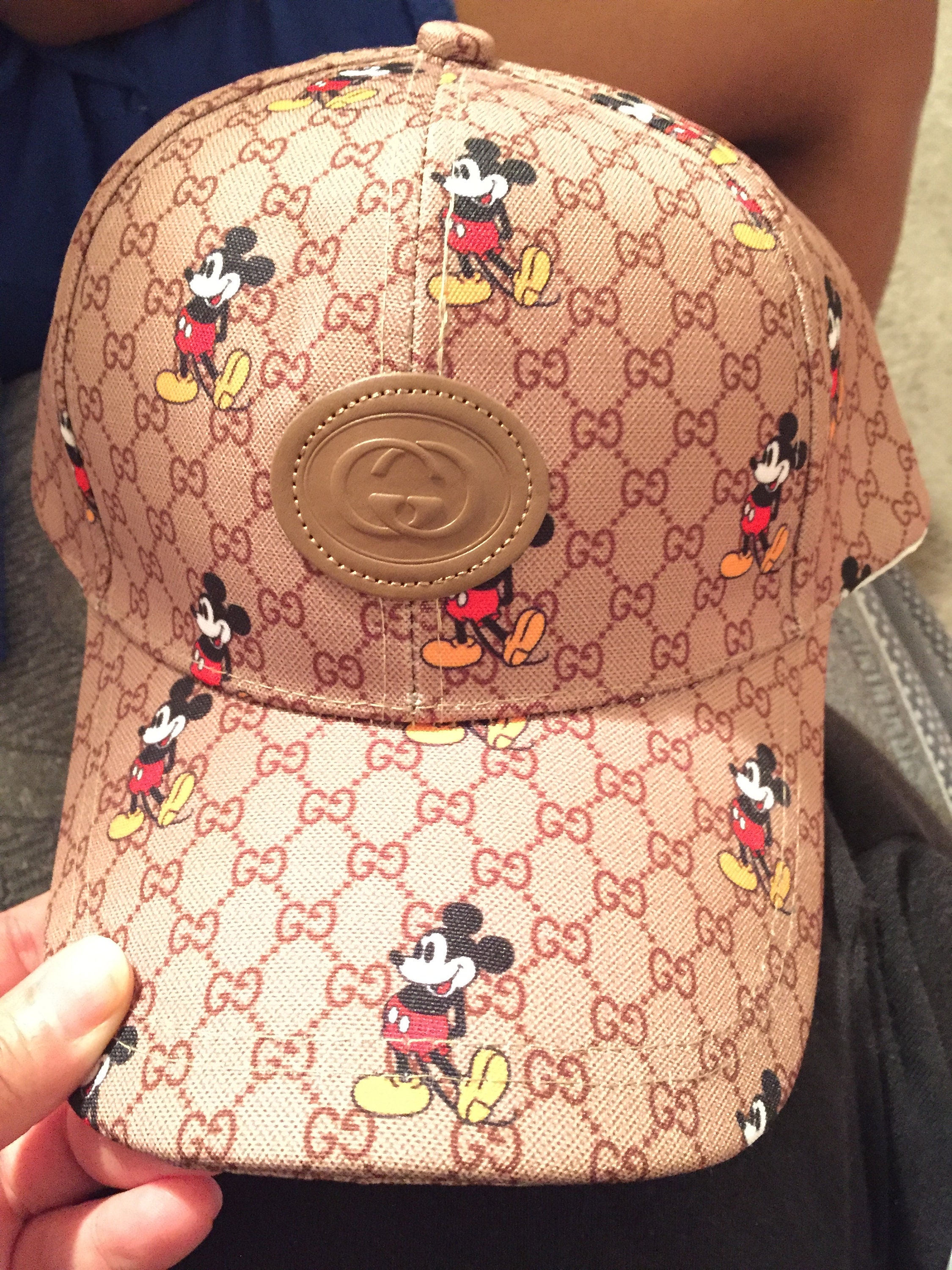 Gucci Disney Mickey Mouse Print Trucker Hat