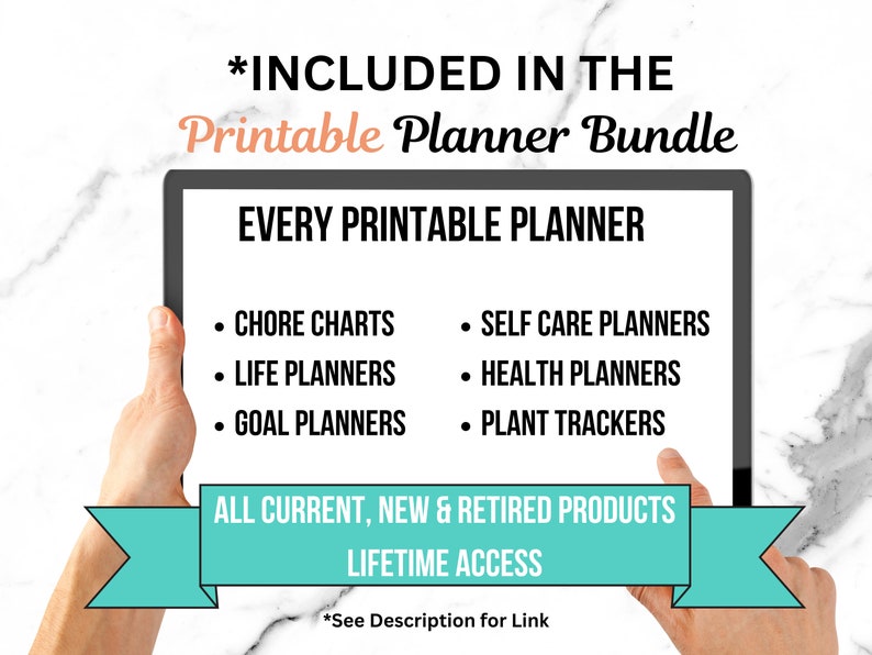 Comprehensive Houseplant Care Guide Printable Tracker, Watering