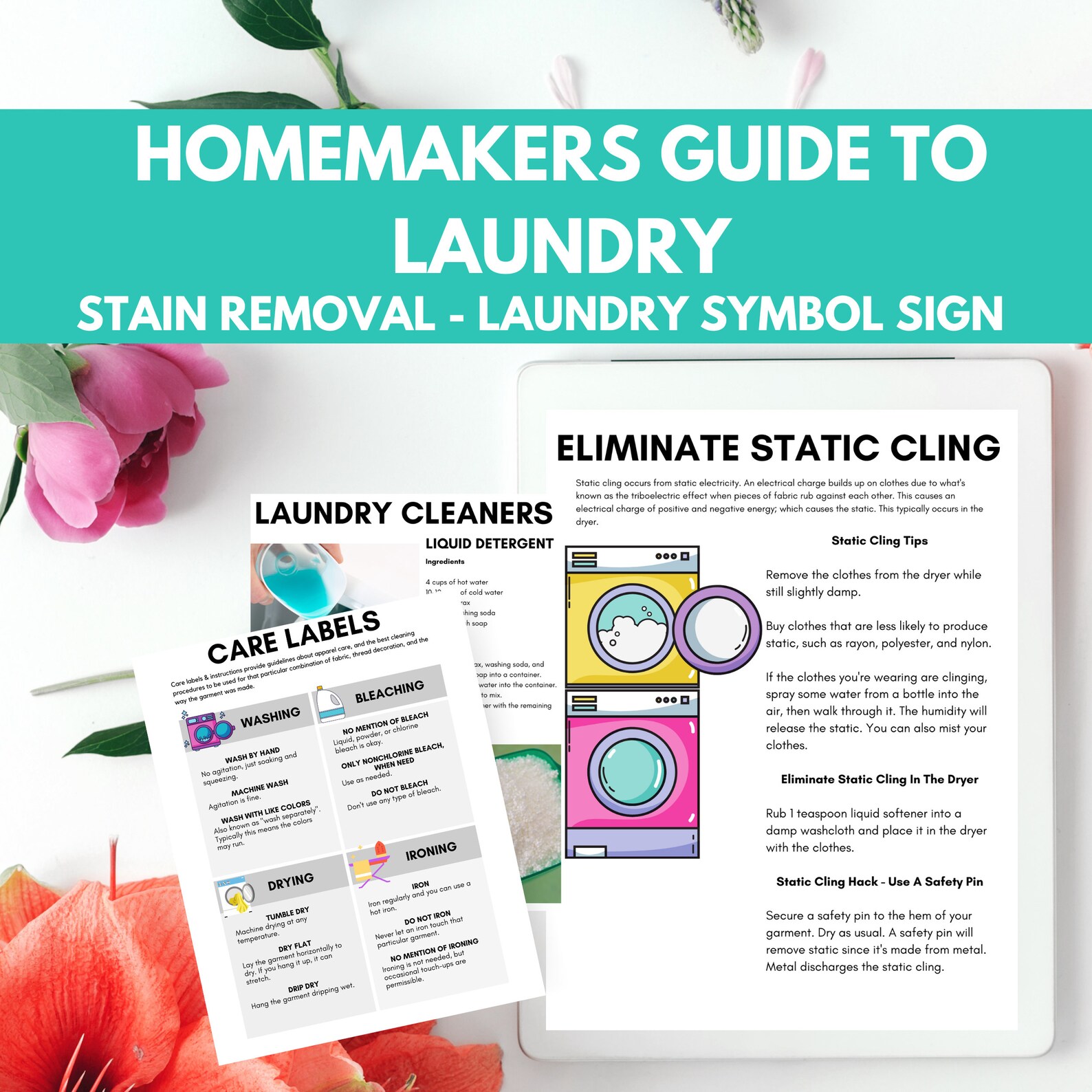 Laundry Symbol Sign Laundry Stain Removal Laundry Care Etsy