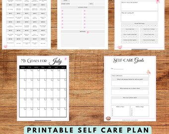 Printable Self Care Planner