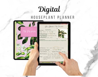 Digital Houseplant Care Planner For Indoor Plants