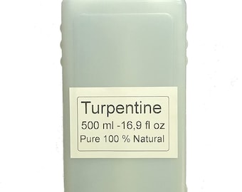Pure Gum Spirits of Turp without additives 500 ml 100% Natural made in Portugal raw free shipping